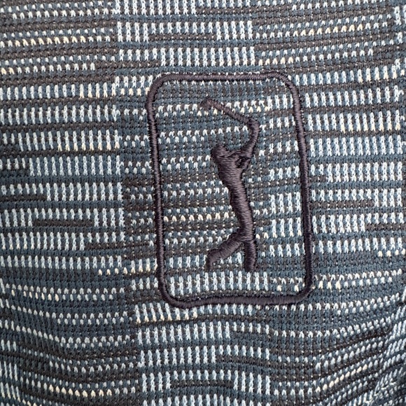 PGA Tour Men's Blue Polo Golf Shirt - SPF Sun Protection - Brand New! ⛳️ - Picture 5 of 10